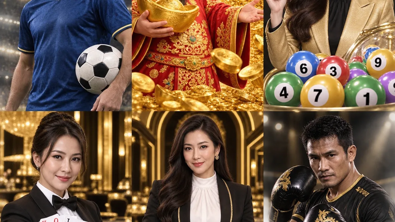 เครื่องหมายคำถามลอยเหนือโลโก้เป๋าตุงโทนดำทอง