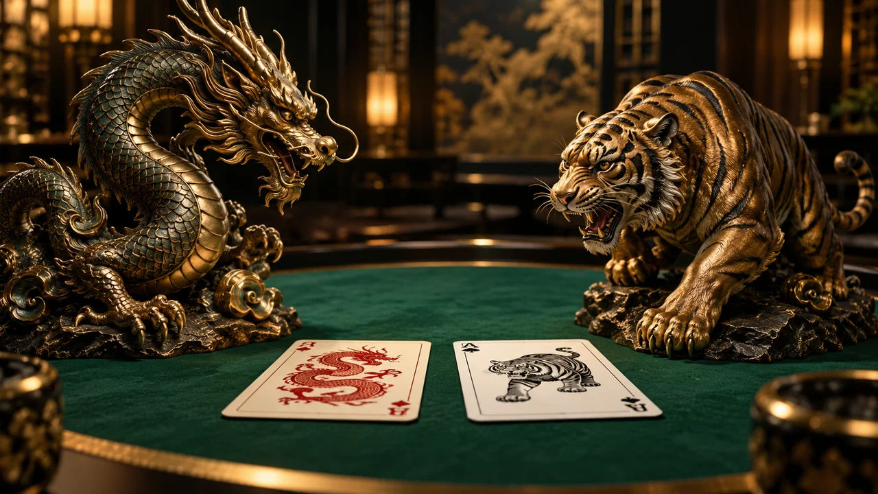 เป๋าตุง ภาพประกอบกติกาเสือมังกร เป๋าตุง เกมไพ่ง่าย ๆ ที่เริ่มเล่นได้ไว